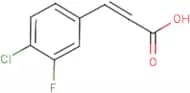 4-Chloro-3-fluorocinnamic acid
