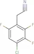 4-Chloro-2,3,6-trifluorophenylacetonitrile