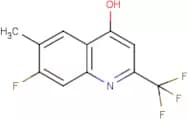 7-Fluoro-4-hydroxy-6-methyl-2-(trifluoromethyl)quinoline