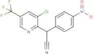 2-[3-Chloro-5-(trifluoromethyl)pyridin-2-yl]-2-(4-nitrophenyl)acetonitrile