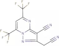 5,7-Bis(trifluoromethyl)-3-cyano-2-(cyanomethyl)pyrazolo[1,5-a]pyrimidine