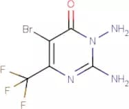 5-Bromo-2,3-diamino-6-(trifluoromethyl)pyrimidin-4(3H)-one