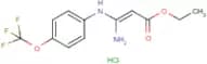 Ethyl 3-amino-3-[4-(trifluoromethoxy)anilino]prop-2-en-1-oate hydrochloride