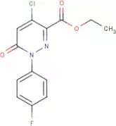 Ethyl 5-chloro-2,3-dihydro-2-(4-fluorophenyl)pyridazin-3-one-6-carboxylate
