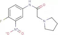 N-(4-Fluoro-3-nitrophenyl)-2-(pyrrolidin-1-yl)acetamide