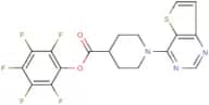 Pentafluorophenyl 1-(thieno[3,2-d]pyrimidin-4-yl)piperidine-4-carboxylate