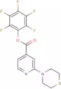 Pentafluorophenyl 2-thiomorpholin-4-ylisonicotinate