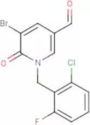 5-Bromo-1-(2-chloro-6-fluorobenzyl)-1,6-dihydro-6-oxopyridine-3-carboxaldehyde