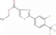 Ethyl 2-[3-fluoro-4-(trifluoromethyl)phenyl]-1,3-thiazole-4-carboxylate
