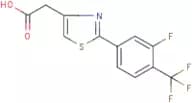 {2-[3-Fluoro-4-(trifluoromethyl)phenyl]-1,3-thiazol-4-yl}acetic acid