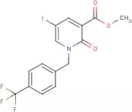 Methyl 1,2-dihydro-5-iodo-2-oxo-1-[4-(trifluoromethyl)benzyl]pyridine-3-carboxylate