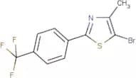 5-Bromo-4-methyl-2-[4-(trifluoromethyl)phenyl]-1,3-thiazole