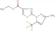 Ethyl 2-[3-methyl-5-(trifluoromethyl)-1H-pyrazol-1-yl]-1,3-thiazole-4-carboxylate