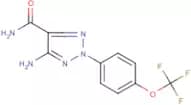 5-Amino-2-[4-(trifluoromethoxy)phenyl]-2H-1,2,3-triazole-4-carboxamide