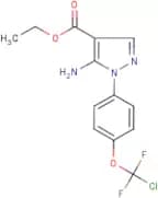 Ethyl 5-amino-1-{4-[chloro(difluoro)methoxy]phenyl}-1H-pyrazole-4-carboxylate