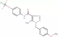 5-Amino-N-{4-[chloro(difluoro)methoxy]phenyl}-1-(4-methoxybenzyl)-1H-1,2,3-triazole-4-carboxamide