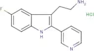 3-(2-Aminoethyl)-5-fluoro-2-pyridin-3-yl-1H-indole hydrochloride
