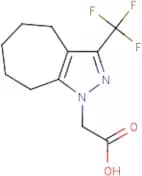 [3-(Trifluoromethyl)-5,6,7,8-tetrahydrocyclohepta[c]pyrazol-1(4H)-yl]acetic acid