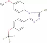 4-(4-Methoxyphenyl)-5-[4-(trifluoromethoxy)phenyl]-4H-1,2,4-triazole-3-thiol