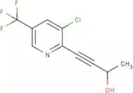 3-Chloro-2-(3-hydroxybut-1-yn-1-yl)-5-(trifluoromethyl)pyridine
