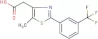 {5-Methyl-2-[3-(trifluoromethyl)phenyl]-1,3-thiazol-4-yl}acetic acid