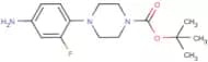 4-(4-Amino-2-fluorophenyl)piperazine, N1-BOC protected