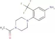 1-{4-[4-Amino-2-(trifluoromethyl)phenyl]piperazin-1-yl}ethan-1-one