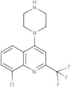 1-[8-Chloro-2-(trifluoromethyl)quinol-4-yl]piperazine