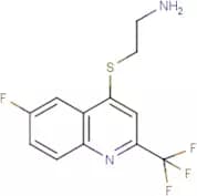 4-(2-Aminoethylthio)-6-fluoro-2-(trifluoromethyl)quinoline