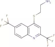 4-(2-Aminoethylthio)-2,6-bis(trifluoromethyl)quinoline