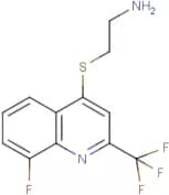 4-(2-Aminoethylthio)-8-fluoro-2-(trifluoromethyl)quinoline