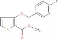 Methyl 3-[(4-fluorobenzyl)oxy]thiophene-2-carboxylate