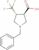 (3R,4R)-1-Benzyl-4-(trifluoromethyl)pyrrolidine-3-carboxylic acid