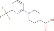 1-[6-(Trifluoromethyl)pyridin-2-yl]piperidine-4-carboxylic acid