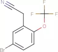 5-Bromo-2-(trifluoromethoxy)phenylacetonitrile