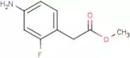 Methyl 2-(4-amino-2-fluorophenyl)acetate