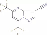 5,7-Bis(trifluoromethyl)-3-cyanopyrazolo[1,5-a]pyrimidine