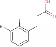 3-(3-Bromo-2-fluorophenyl)propanoic acid