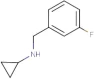N-[(3-Fluorophenyl)methyl]cyclopropanamine