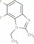 1-Ethyl-6,7-difluoro-2-methyl-1,3-benzodiazole