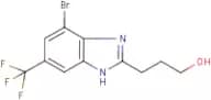 4-Bromo-2-(3-hydroxypropyl)-6-(trifluoromethyl)benzimidazole