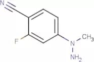 2-Fluoro-4-(1-methylhydrazin-1-yl)benzonitrile
