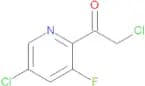 2-Chloro-1-(5-chloro-3-fluoropyridin-2-yl)ethan-1-one