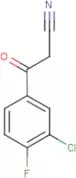3-Chloro-4-fluorobenzoylacetonitrile
