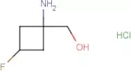 (1-Amino-3-fluorocyclobutyl)methanol hydrochloride
