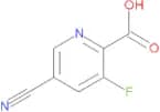 5-Cyano-3-fluoropicolinic acid