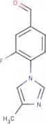 3-Fluoro-4-(4-methyl-1H-imidazol-1-yl)benzaldehyde
