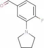 4-Fluoro-3-pyrrolidinobenzaldehyde