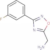 [3-(3-Fluorophenyl)-1,2,4-oxadiazol-5-yl]methanamine