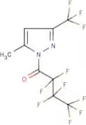 1-(Heptafluorobutyryl)-5(3)-methyl-3(5)-(trifluoromethyl)pyrazole